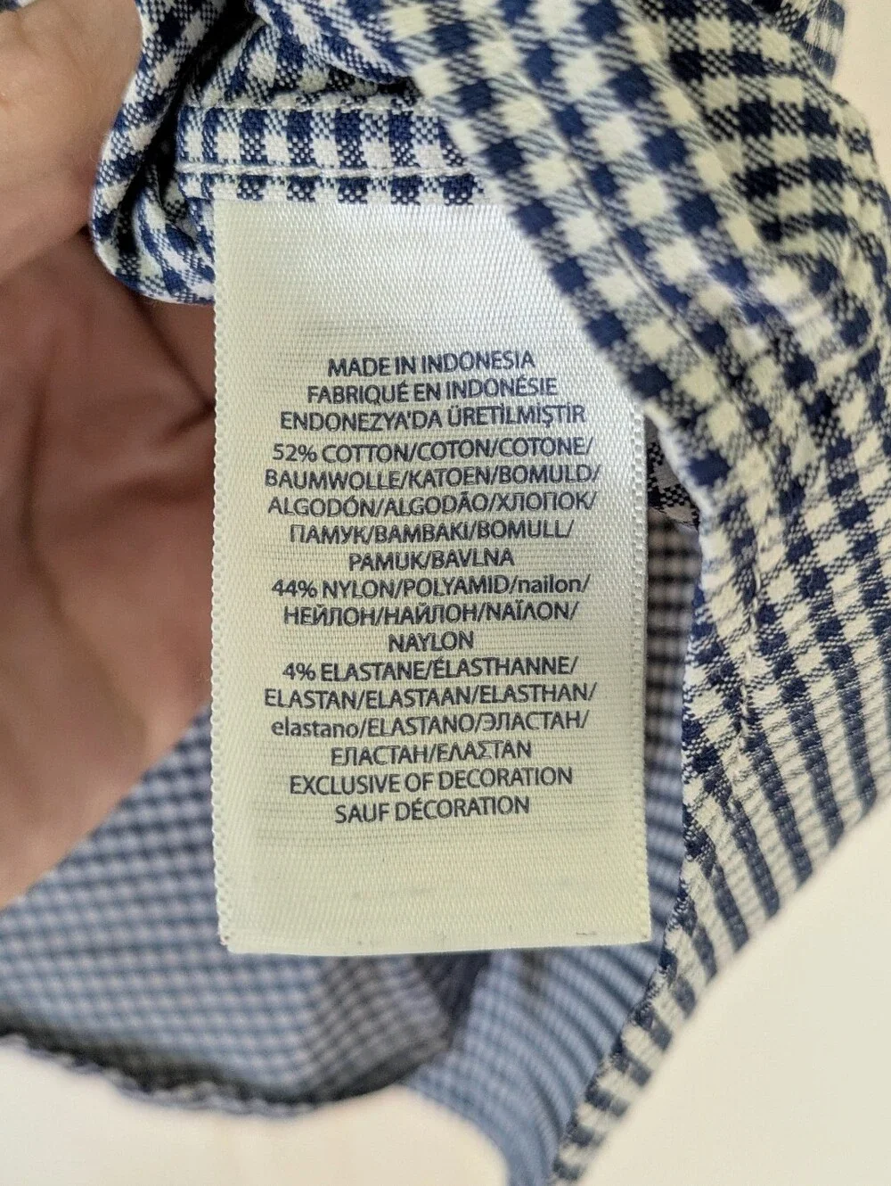 Ralph Lauren Gingham Check Button-up Short-sleeve Shirt